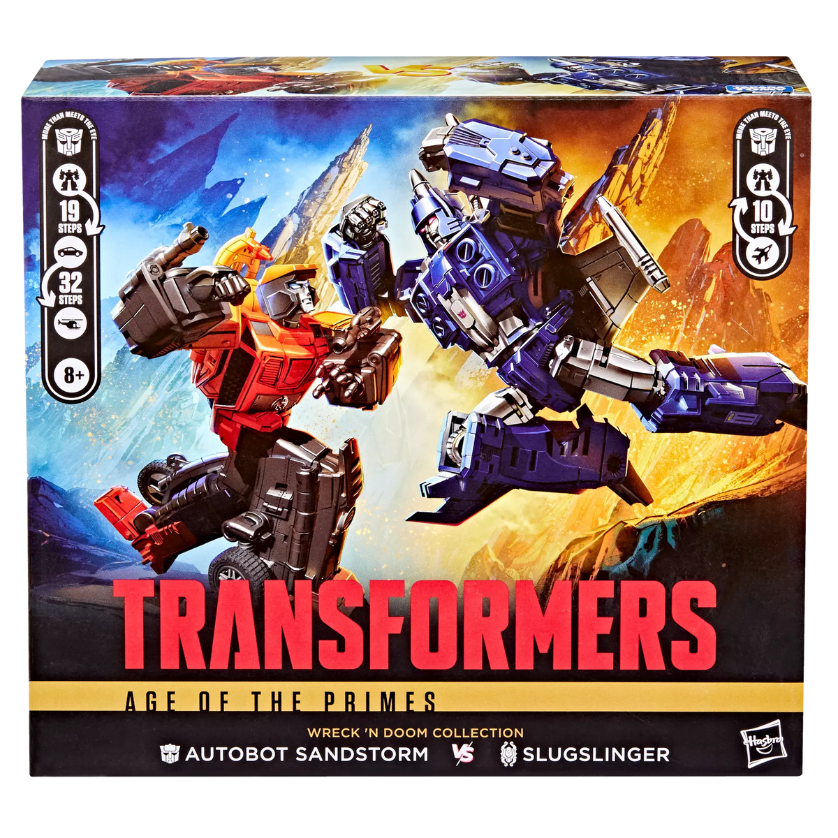 Transformers Age of the Primes Wreck 'N Doom Sandstorm and Slugslinger 2-Pack Action Figure product image 4, provided for