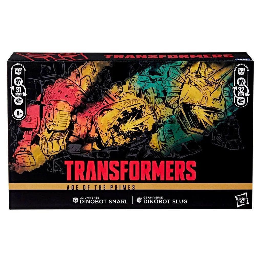 Transformers Age of the Primes Leader Class G2 Dinobots Slug and Snarl Action Figure product image 3, provided for visual