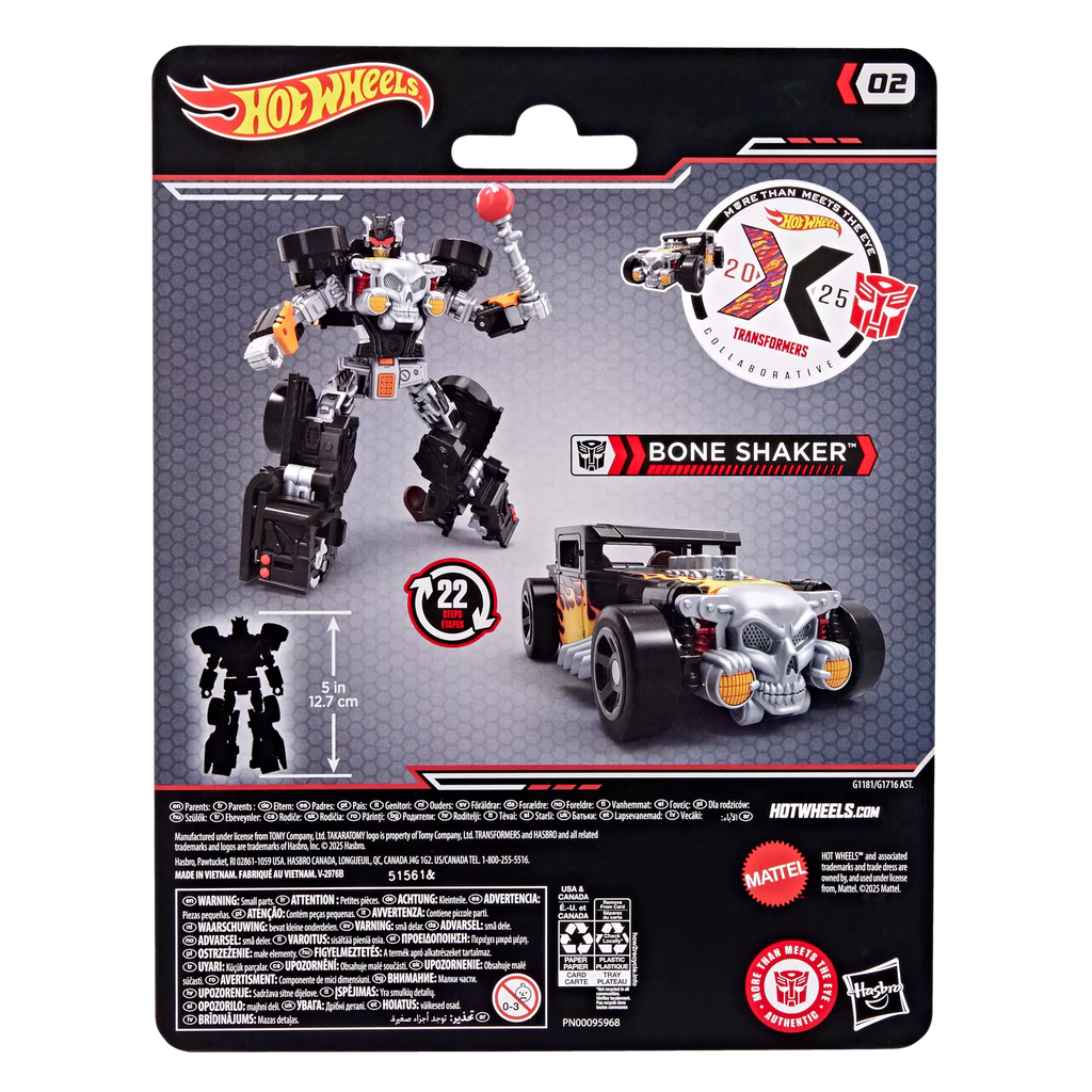 Transformers Collaborative Hot Wheels Bone Shaker Action Figure product image 9, provided for visual reference and product