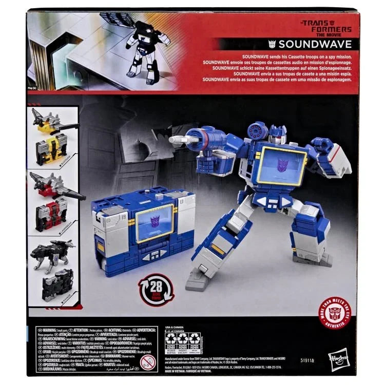 Transformers Generations Studio Series The Transformers The Movie 86 Leader Soundwave Action Figure product image 5,