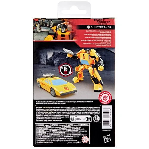 Transformers Studio Series 86 Deluxe Sunstreaker Action Figure product image 4, provided for visual reference and product