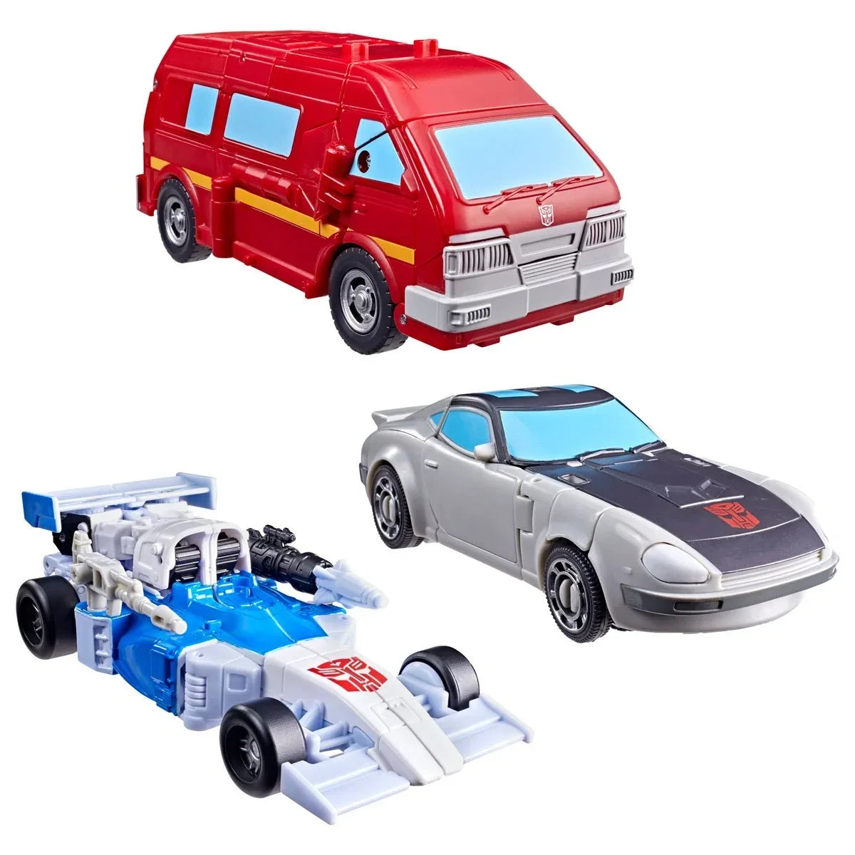 Transformers Age of the Primes Mirage, Ironhide, and Bluestreak Action Figure Set product image 2, provided for visual