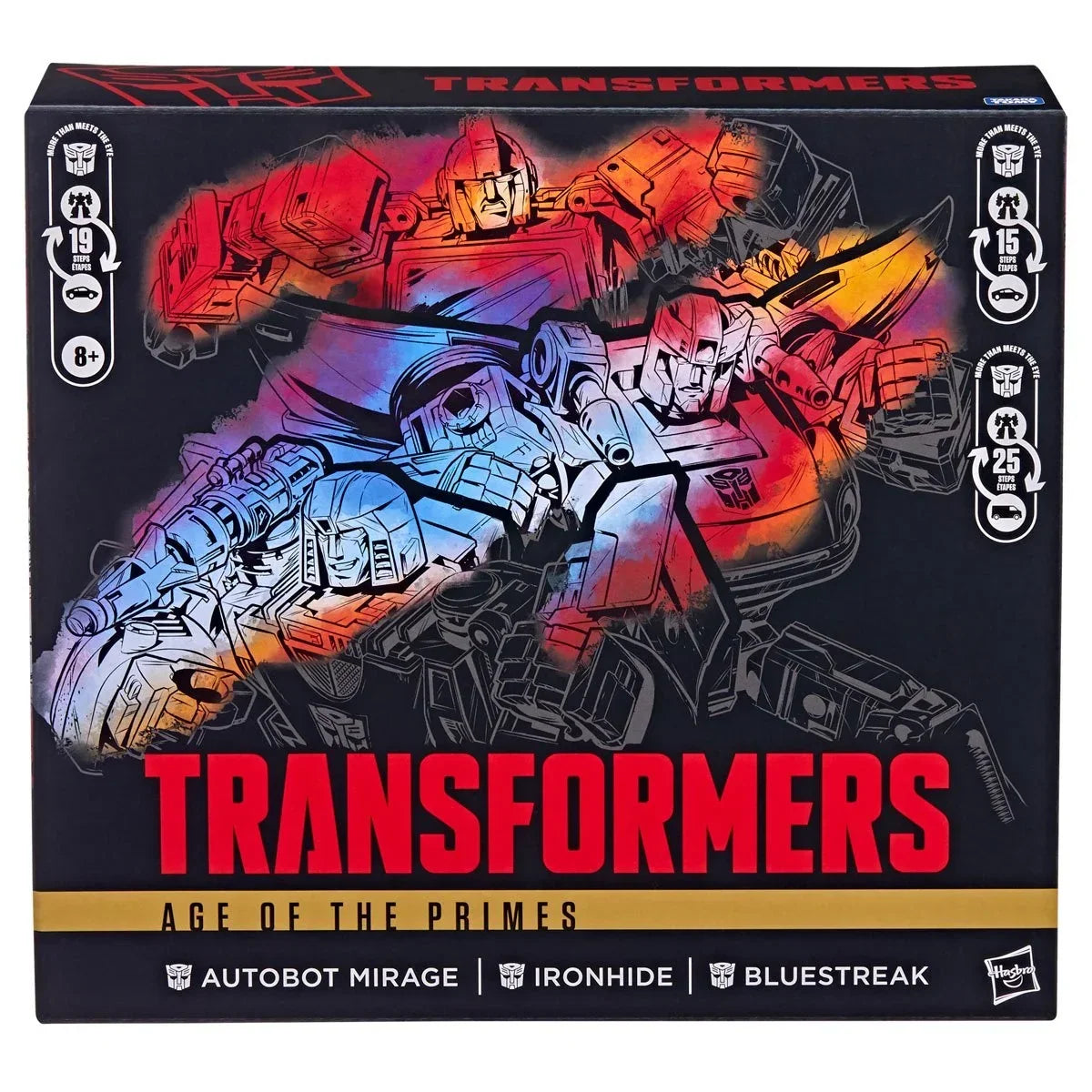 Transformers Age of the Primes Mirage, Ironhide, and Bluestreak Action Figure Set product image 3, provided for visual