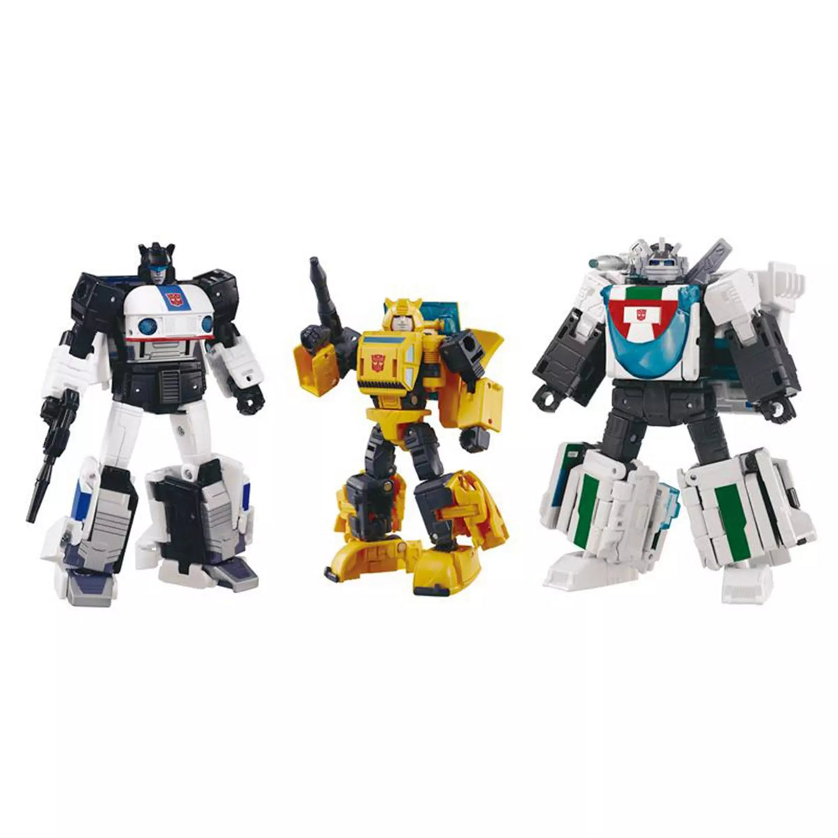 Transformers Dramatic Capture Series Cybertron Chase 3-Pack Action Figure product image 1, provided for visual reference and