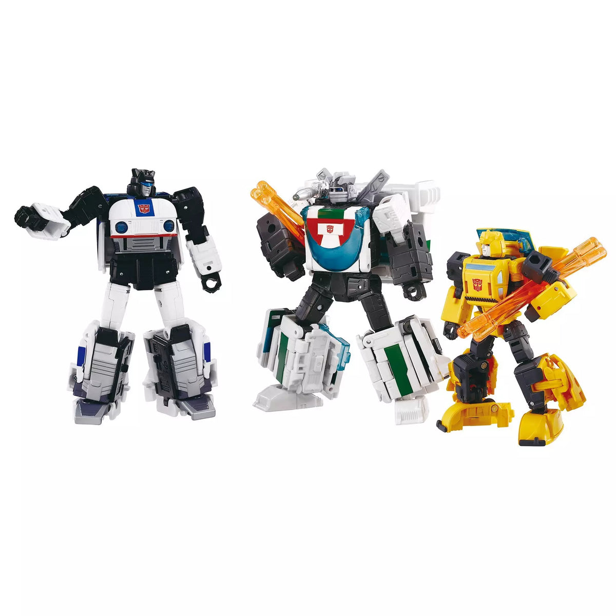 Transformers Dramatic Capture Series Cybertron Chase 3-Pack Action Figure product image 2, provided for visual reference and