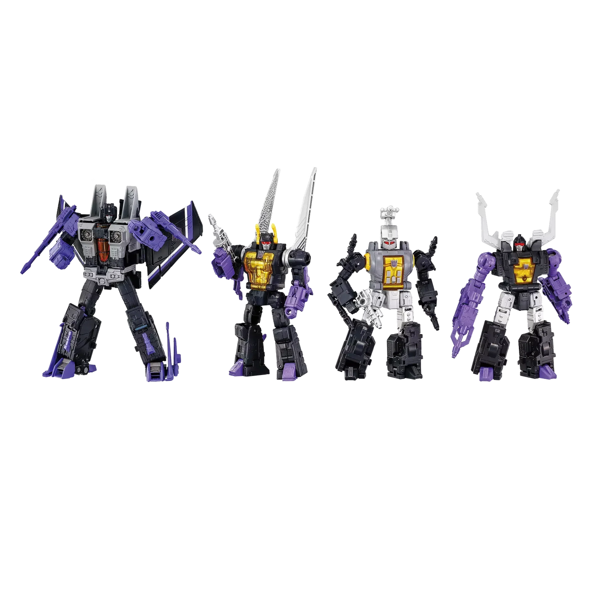 Transformers Dramatic Capture Series DCS-6 Decepticons Part 2 4-Pack Action Figure product image 1, provided for visual