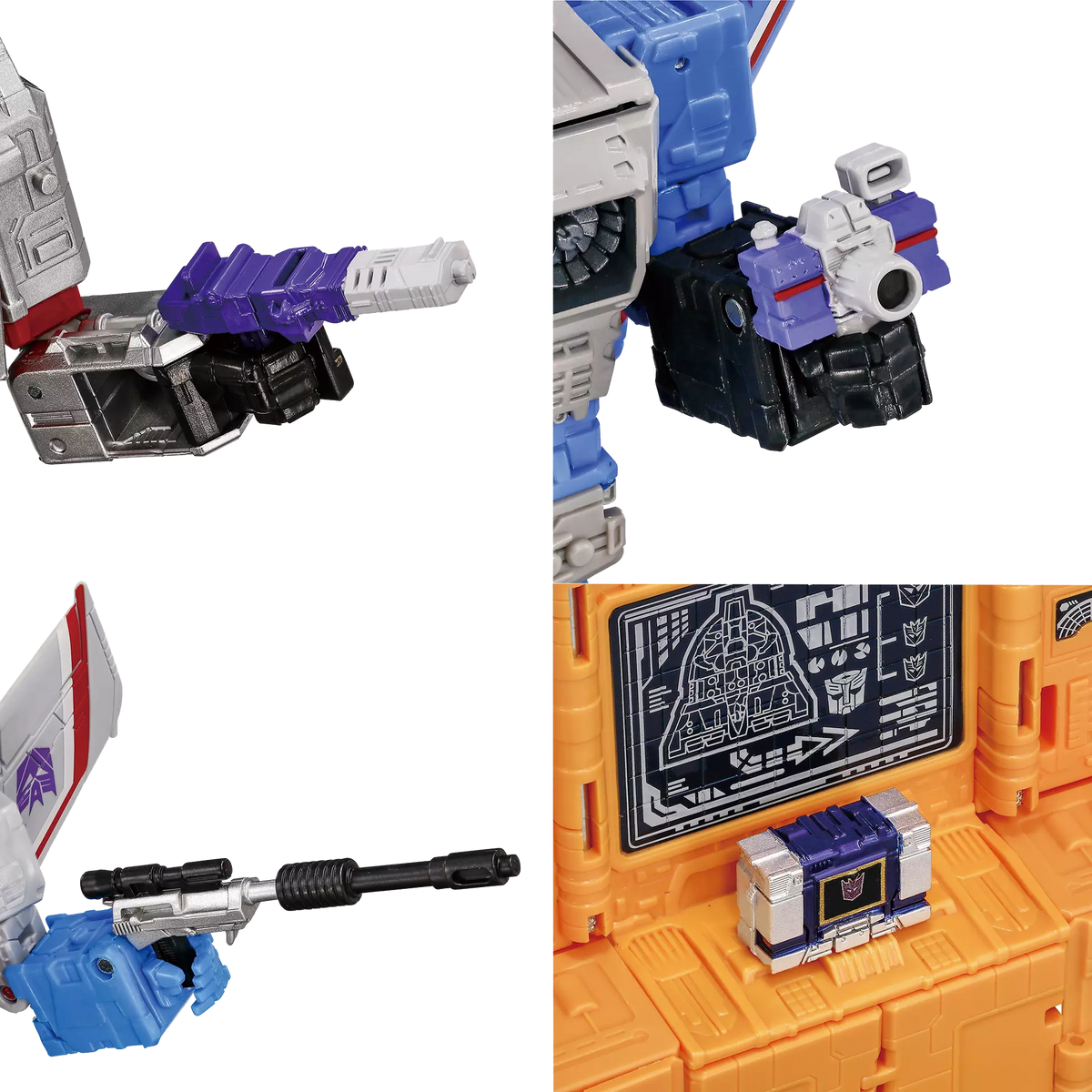 Transformers Dramatic Capture Series DCS-6 Decepticons Part 2 4-Pack Action Figure product image 8, provided for visual