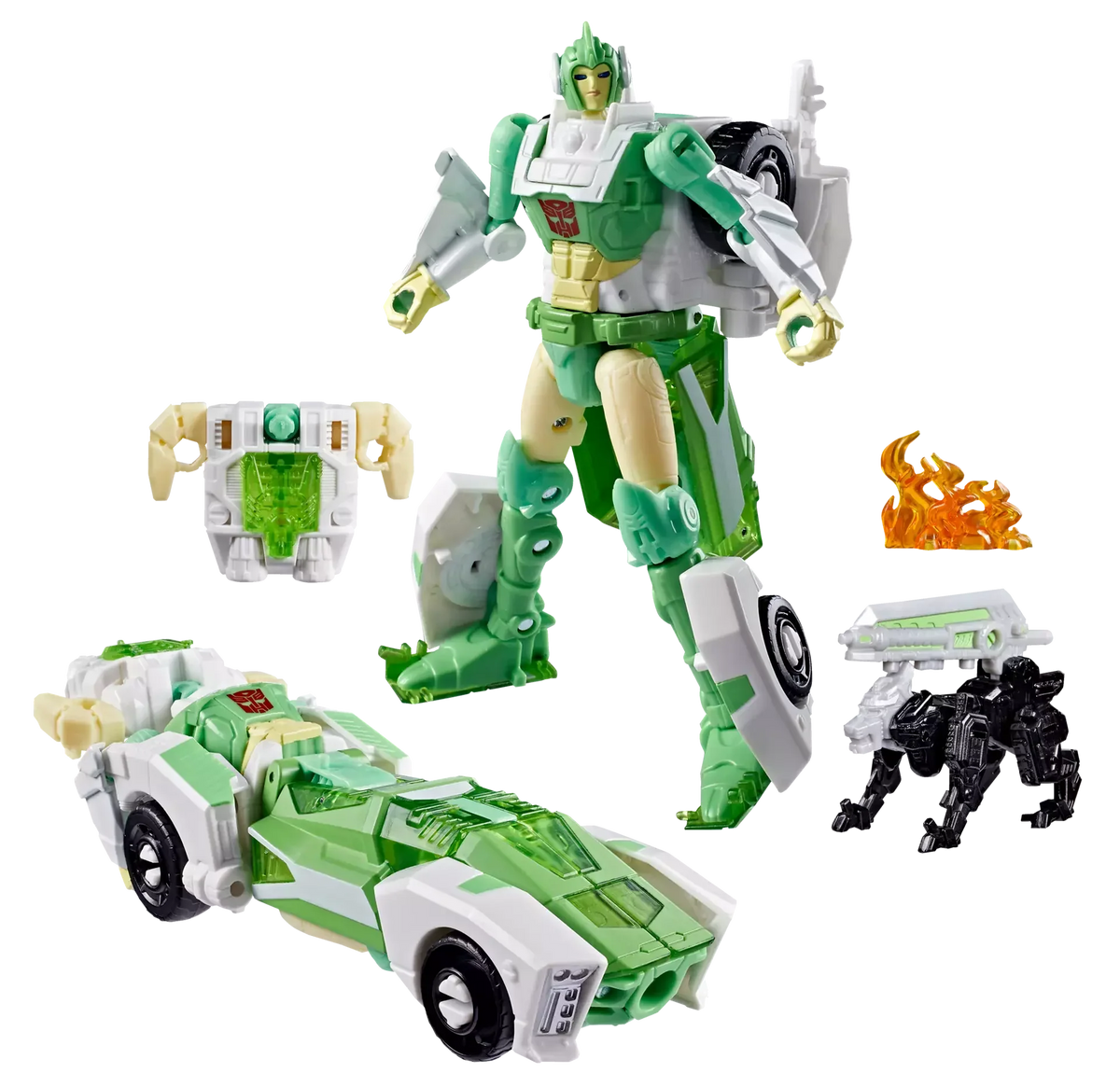 Transformers Generations War For Cybertron: Siege Deluxe Greenlight and Dazzlestrike Action Figure WFC-S15 product image 2,