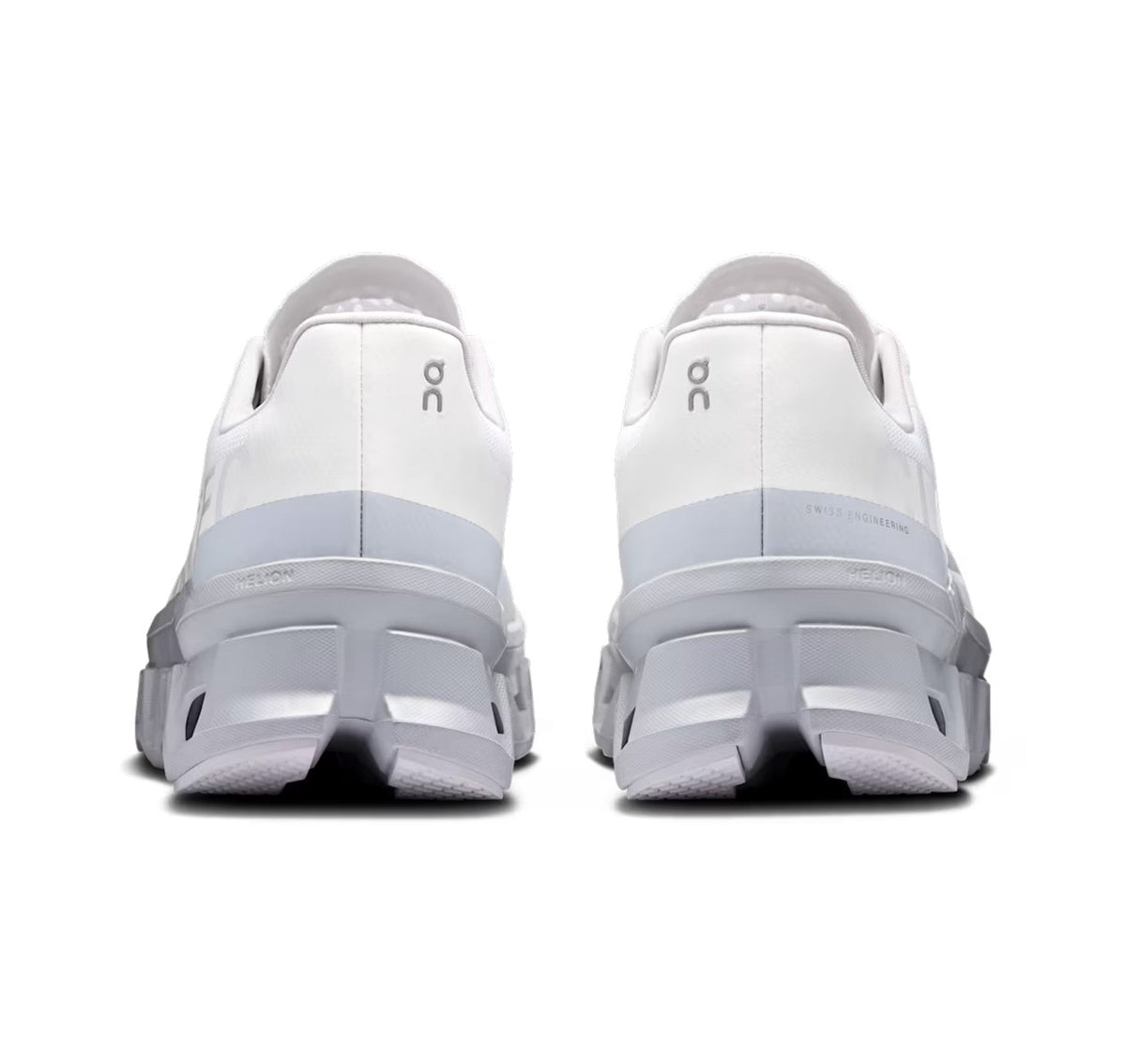 On Men Cloudmonster White/Glacier Running Shoes product image 5, provided for visual reference and product detail review