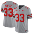 Jack Sawyer Ohio State Buckeyes Jersey – Gray product image 1