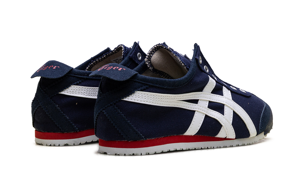 Onitsuka-tiger|mexico-66-slip-on-navy-off-white-red-195933 product image 3, provided for visual reference and product detail