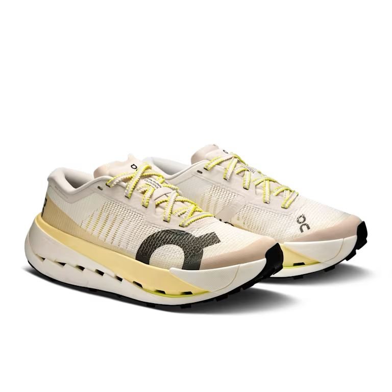 On Cloudultra 3 Pearl/Lychee Trail Running Shoes product image 1, provided for visual reference and product detail review