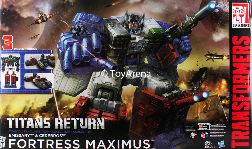 Transformers Generations Titans Return Titan Class Fortress Maximus Figure product image 2, provided for visual reference