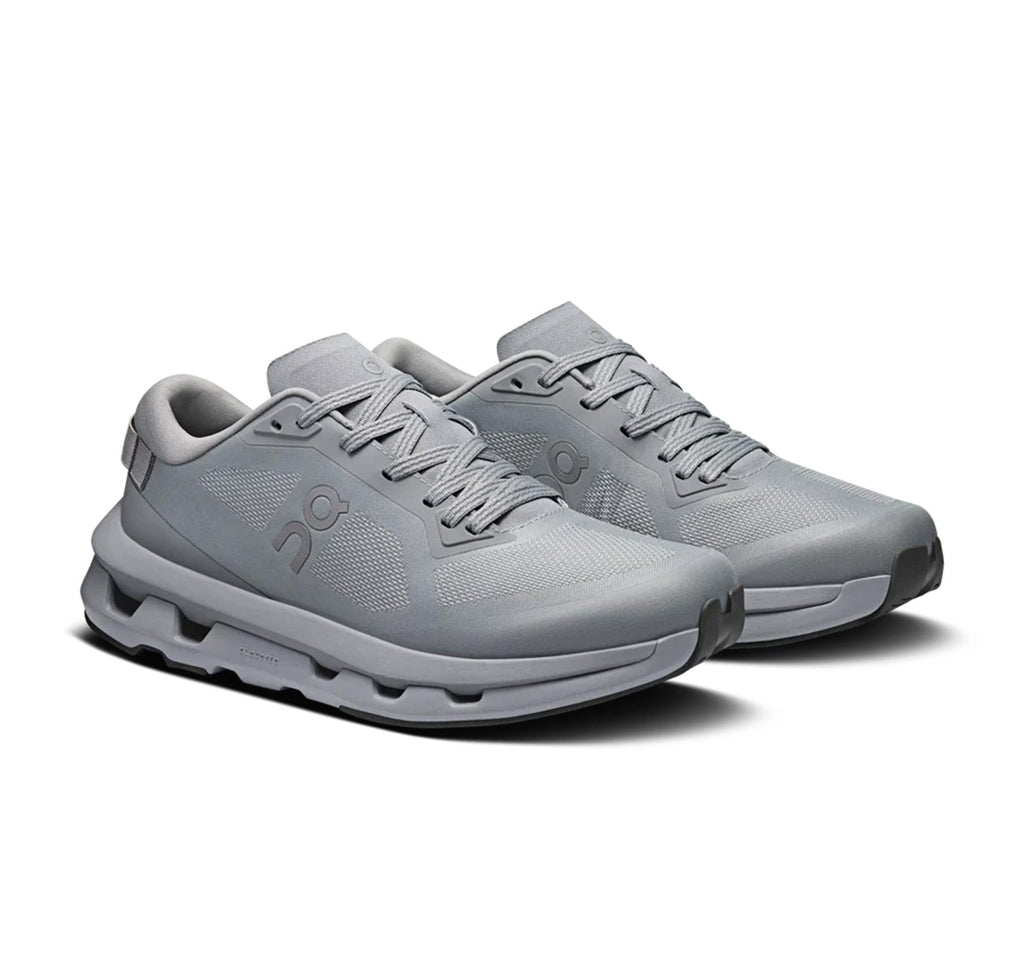On Men Cloudzone Alloy/Rock Lifestyle Sneakers product image 2, provided for visual reference and product detail review