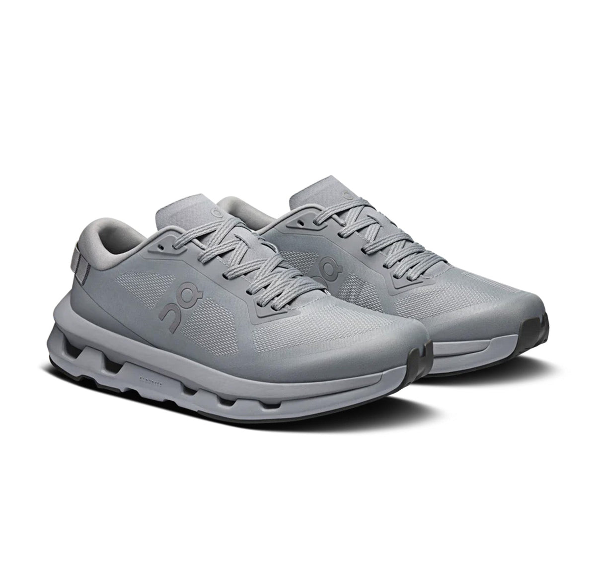 On Men Cloudzone Alloy/Rock Lifestyle Sneakers product image 2, provided for visual reference and product detail review