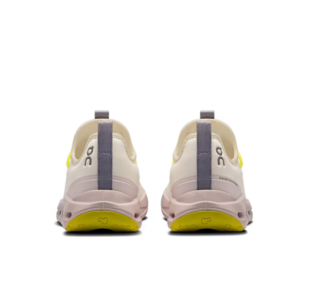 On Little Kids' Cloudleap Ivory/Orchid Athletic Shoes product image 5, provided for visual reference and product detail