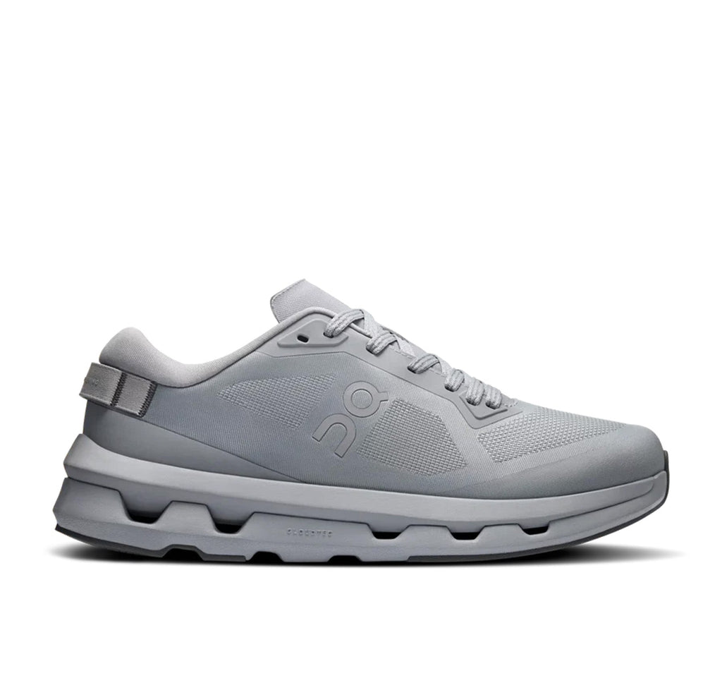 On Men Cloudzone Alloy/Rock Lifestyle Sneakers product image 1, provided for visual reference and product detail review