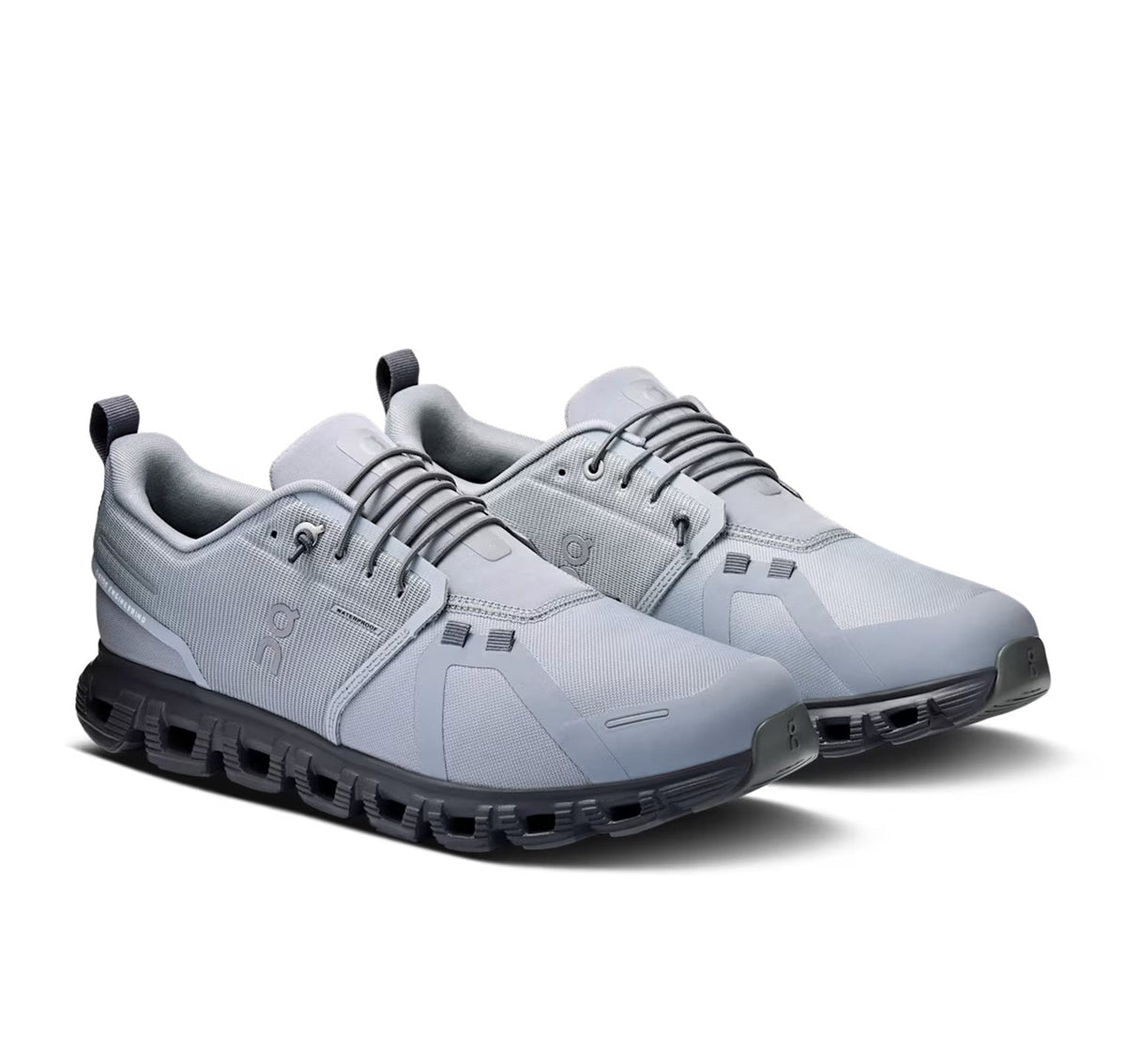 On Men Cloud 6 Waterproof Alloy/Wolf Lifestyle Sneakers product image 2, provided for visual reference and product detail