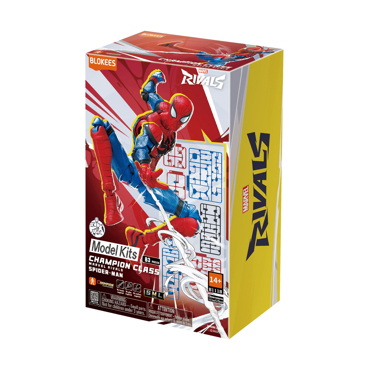 Marvel Rivals Champion Class 06 Spider-Man Model Kits | Blokees product image 6, provided for visual reference and product