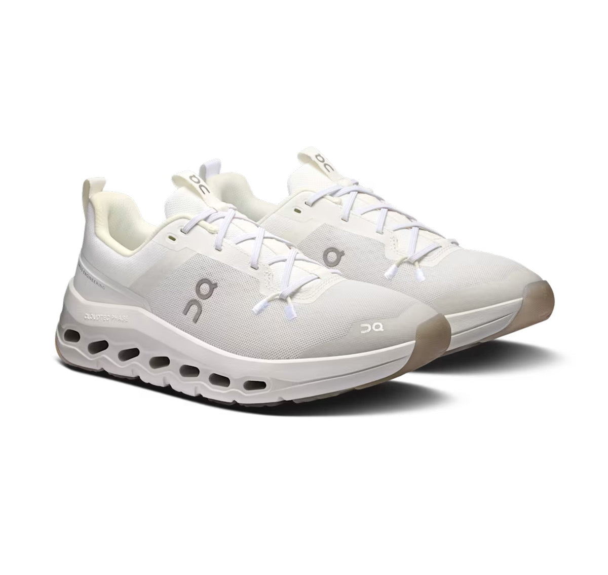 On Big Kids' Cloudleap White Athletic Shoes product image 2, provided for visual reference and product detail review