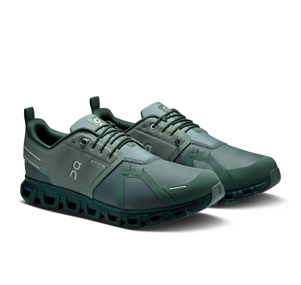 On Men Cloud 6 Waterproof Olive/Evergreen Lifestyle Sneakers product image 2, provided for visual reference and product