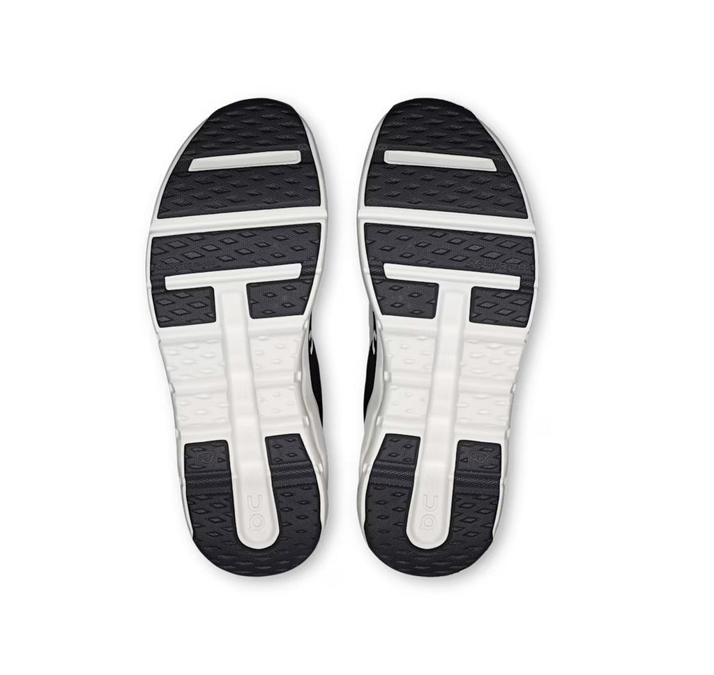 On Big Kids' Cloudleap Black/White Athletic Shoes product image 6, provided for visual reference and product detail review