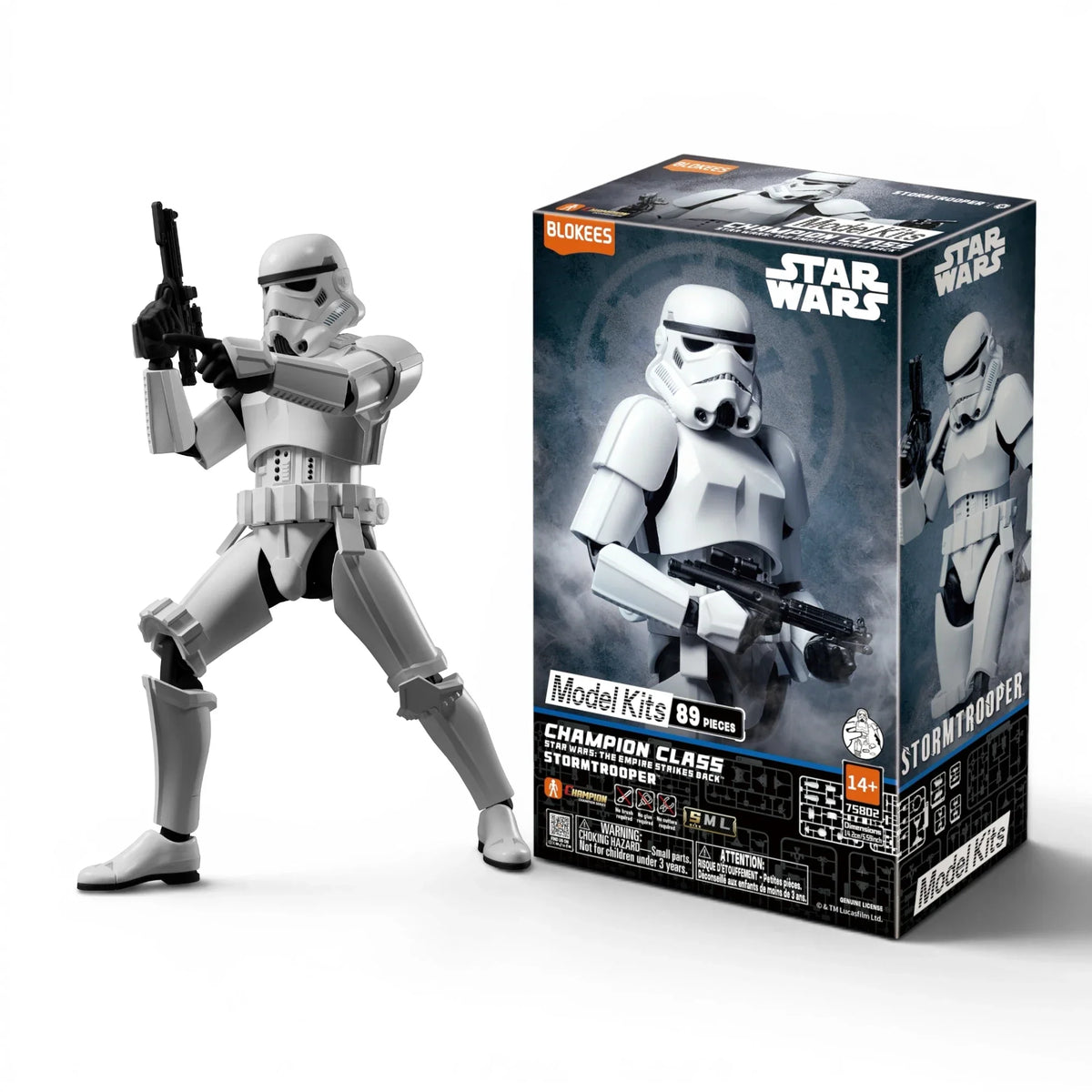 Blokees Stormtrooper Action Character - Model Kit product image 1, provided for visual reference and product detail review