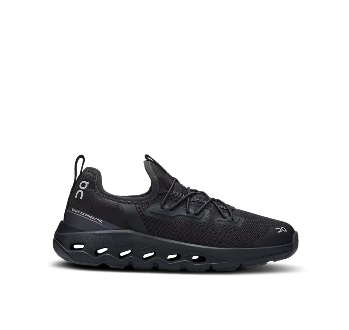 On Little Kids' Cloudleap Black/Eclipse Athletic Shoes product image 1, provided for visual reference and product detail