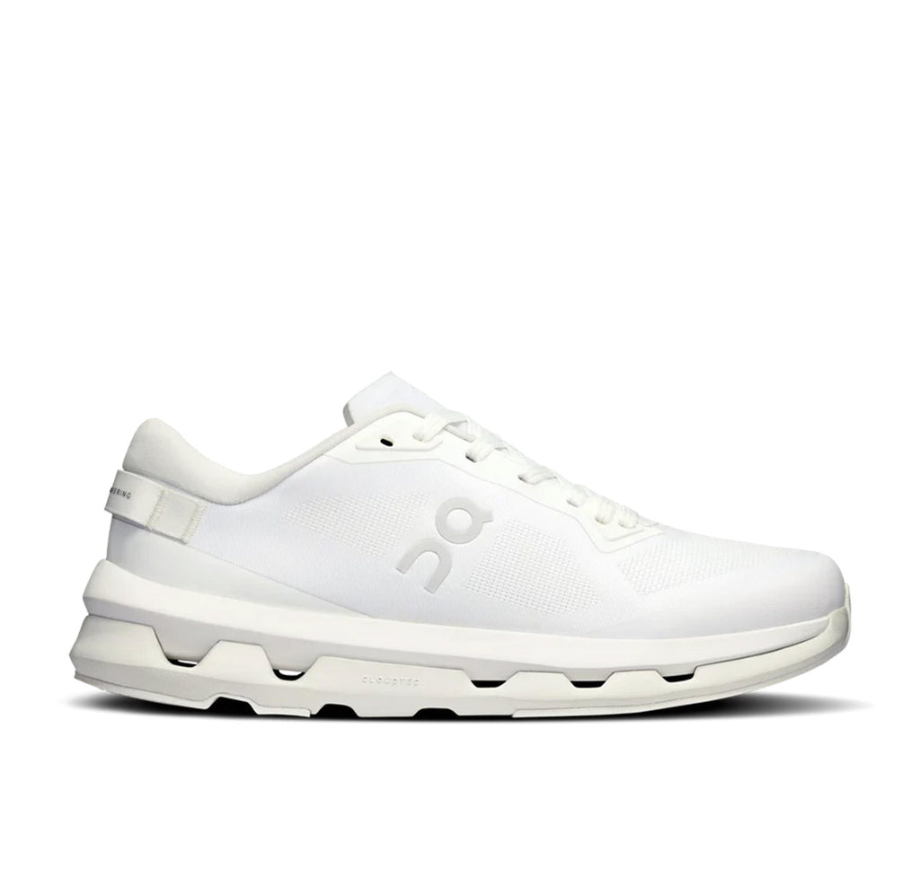 On Men Cloudzone White Lifestyle Sneakers product image 1, provided for visual reference and product detail review