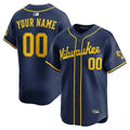 Custom Milwaukee Brewers Alternate Jersey - Navy product image 1