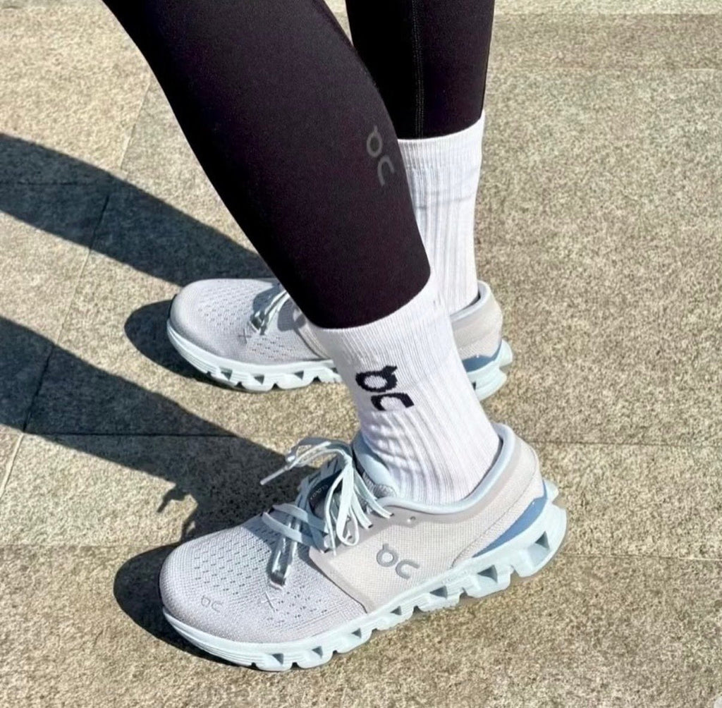On Cloud X 4 Silver Chambray Training Shoes product image 6, provided for visual reference and product detail review