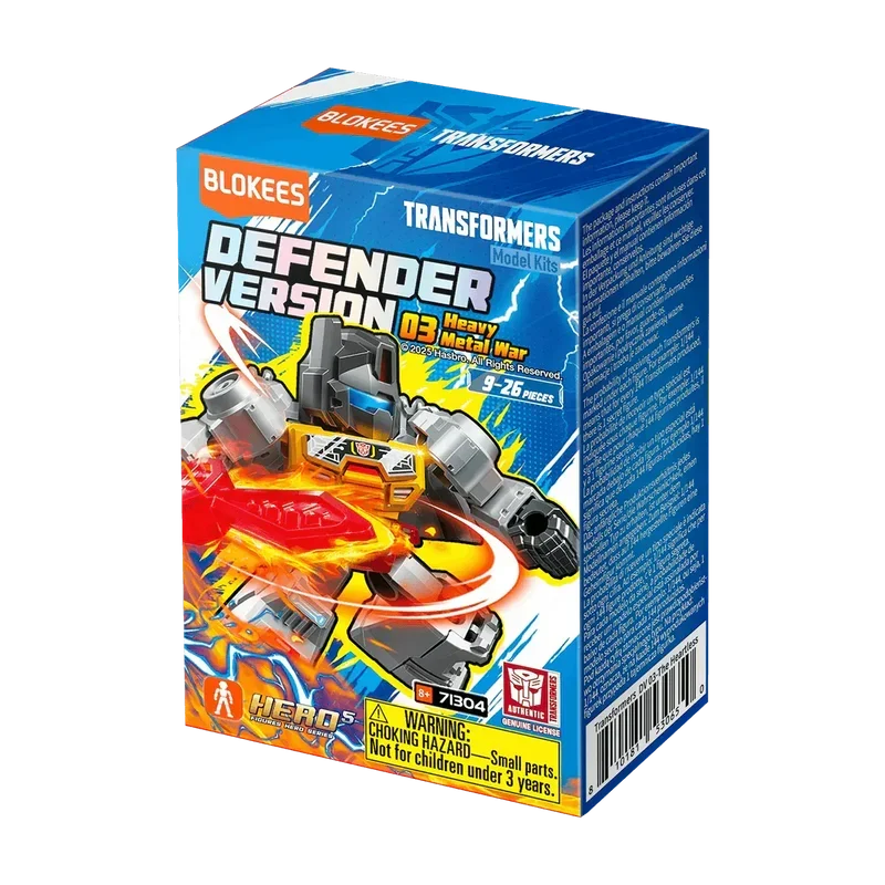Blokees Transformers Model Kits Defender Version #03 Heavy Metal War Mystery Box Trading Figure Set of 12 product image 17,