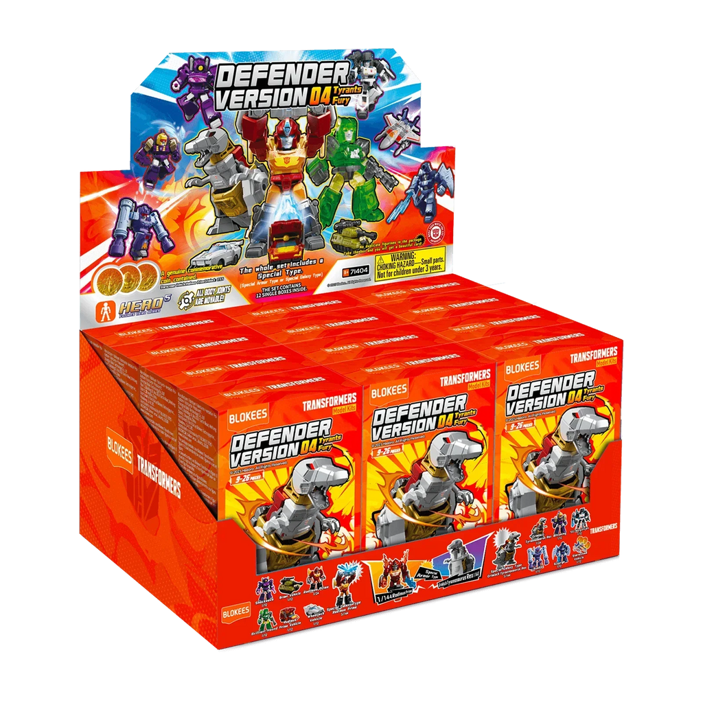 Blokees Transformers Model Kits Defender Version #04 Tyrants Fury Mystery Box Trading Figure Set of 12 product image 16,