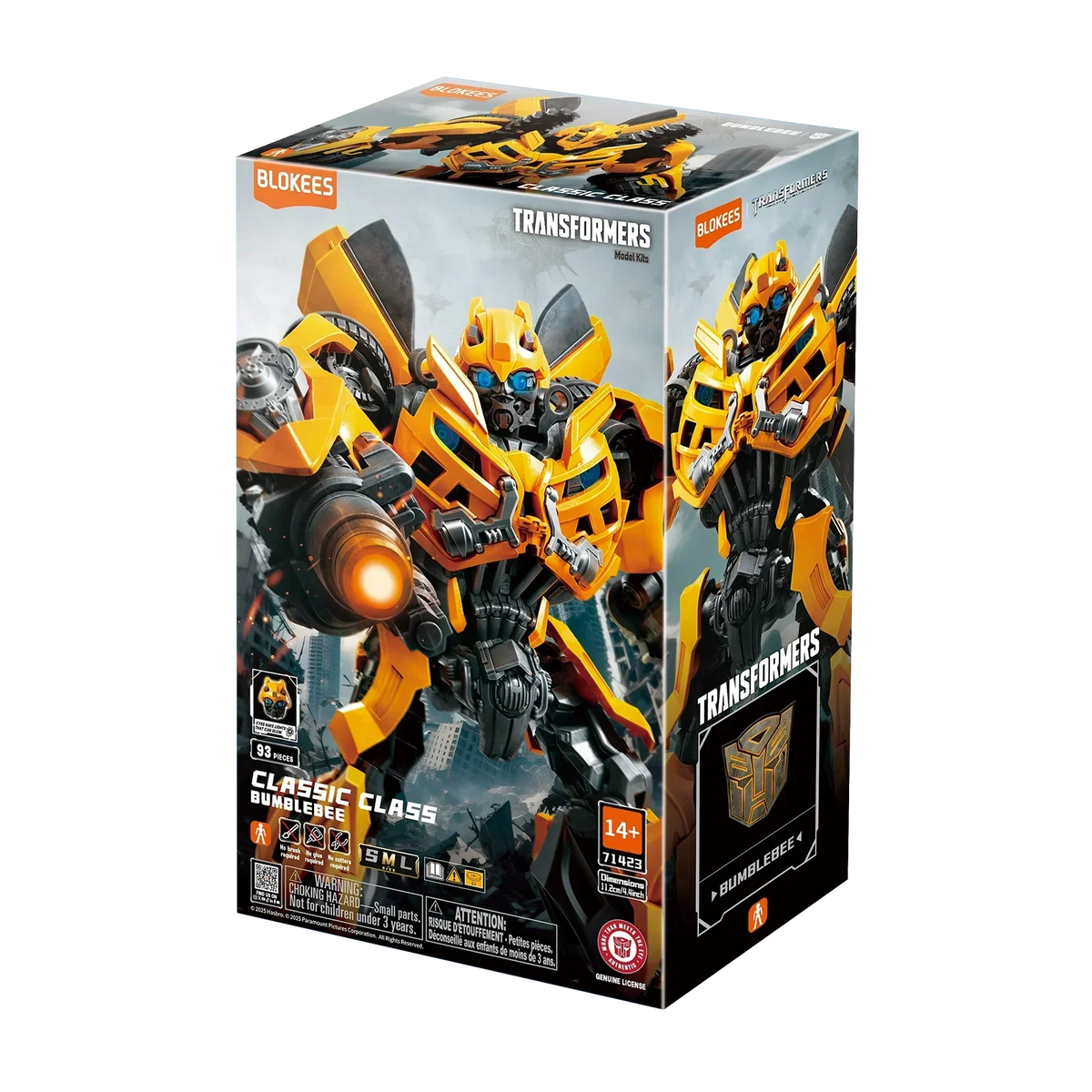 Blokees Transformers Classic Class #23 Bumblebee (Transformers Dark of the Moon) Model Kit product image 8, provided for