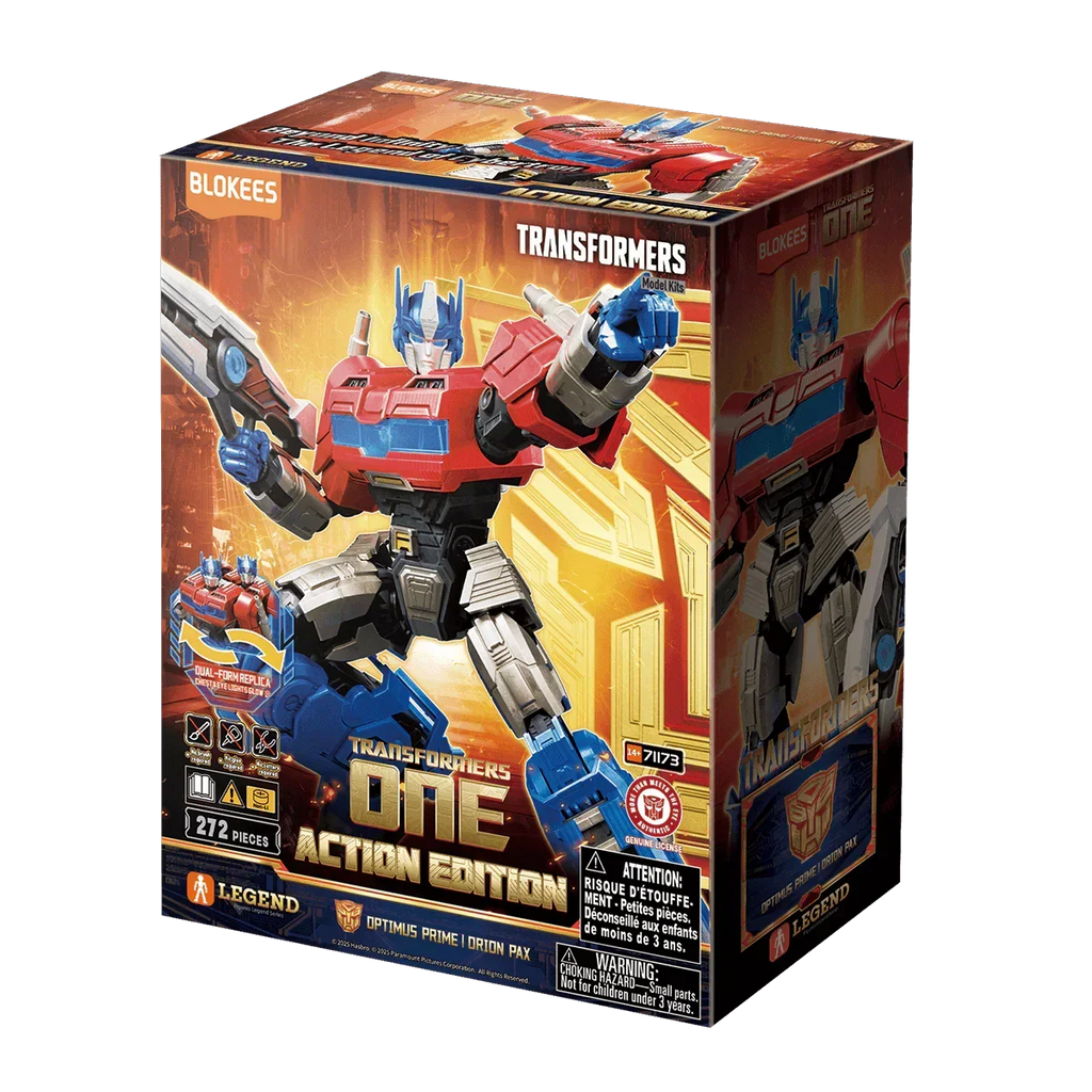 Blokees Transformers Action Edition Transformers ONE Optimus Prime (Orion Pax) Model Kit product image 18, provided for
