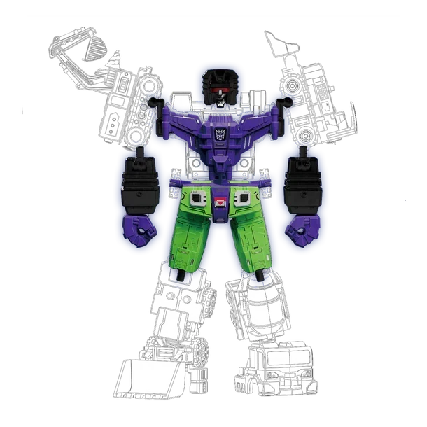 Blokees Transformers Model Kits Defender Version Devastator Combining Accessory Kit product image 2, provided for visual