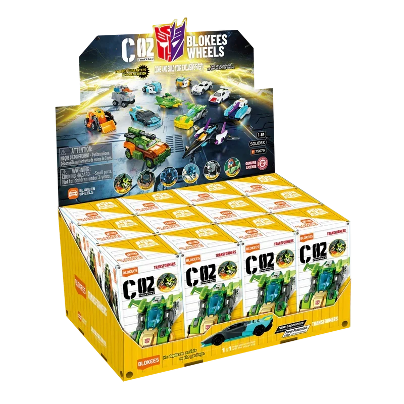 Blokees Transformers Model Kits Blokees Wheels C02 Wreck N Rule Box Trading Figure Set of 12 product image 2, provided for
