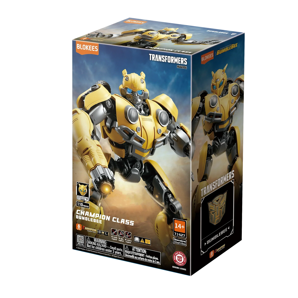 Blokees Transformers Champion Class #27 Bumblebee (Bumblebee) Model Kit product image 9, provided for visual reference and