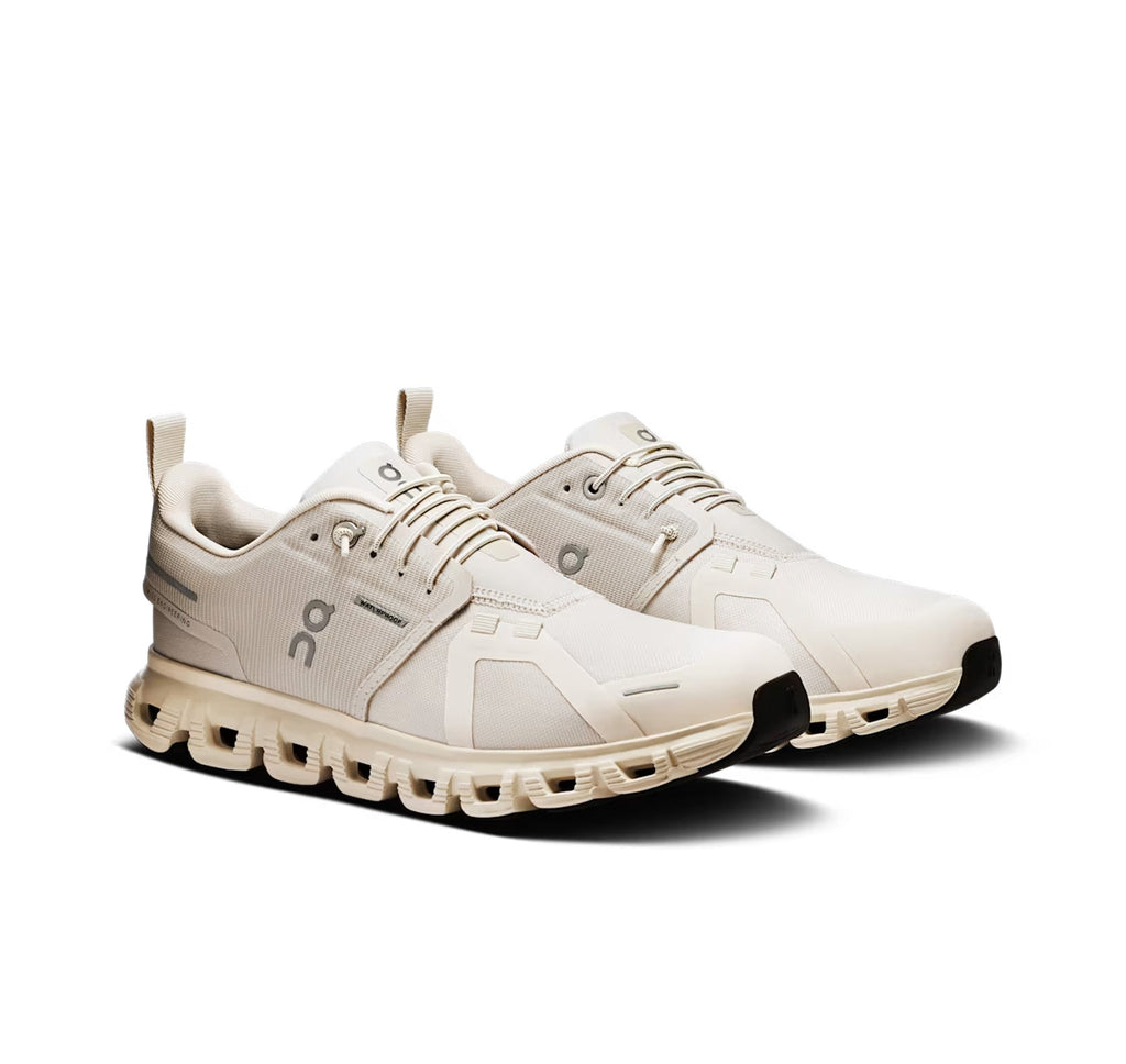 On Women Cloud 6 Waterproof Pearl/Cream Lifestyle Sneakers product image 2, provided for visual reference and product detail