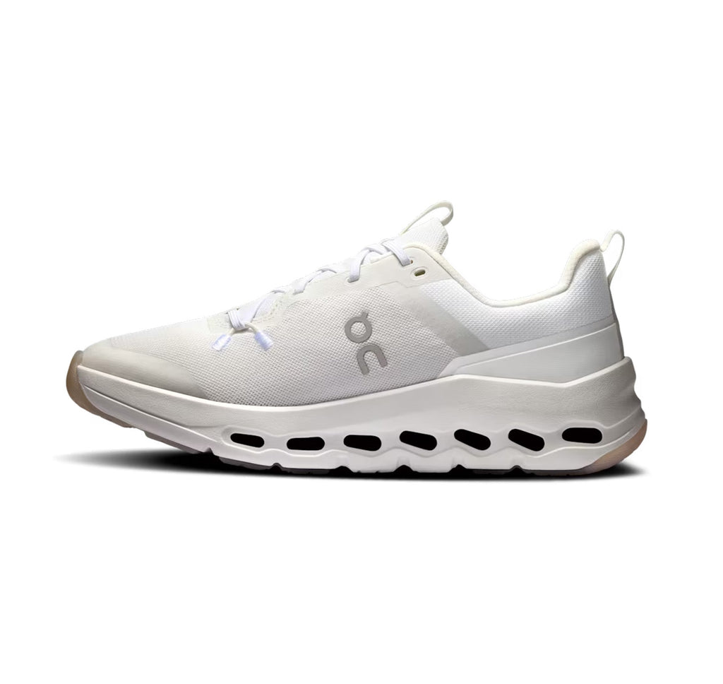 On Big Kids' Cloudleap White Athletic Shoes product image 4, provided for visual reference and product detail review
