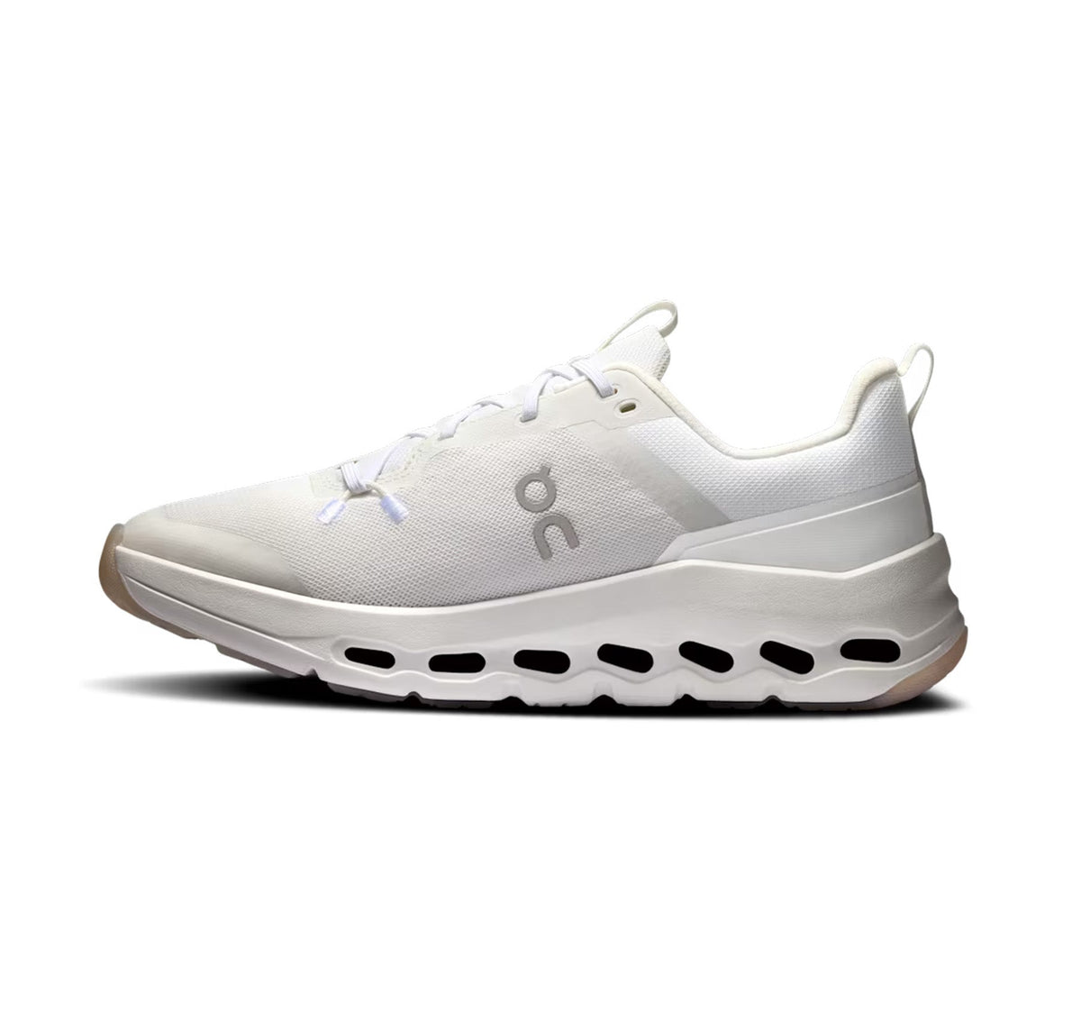 On Big Kids' Cloudleap White Athletic Shoes product image 4, provided for visual reference and product detail review