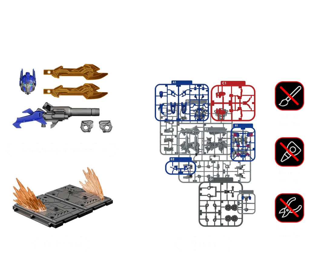 Blokees Transformers Classic Class #09 Optimus Prime (Transformers 2007) Model Kit product image 5, provided for visual