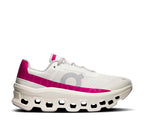 On Women Cloudmonster Ivory/Grenadine Running Shoes product image 1, provided for visual reference and product detail review