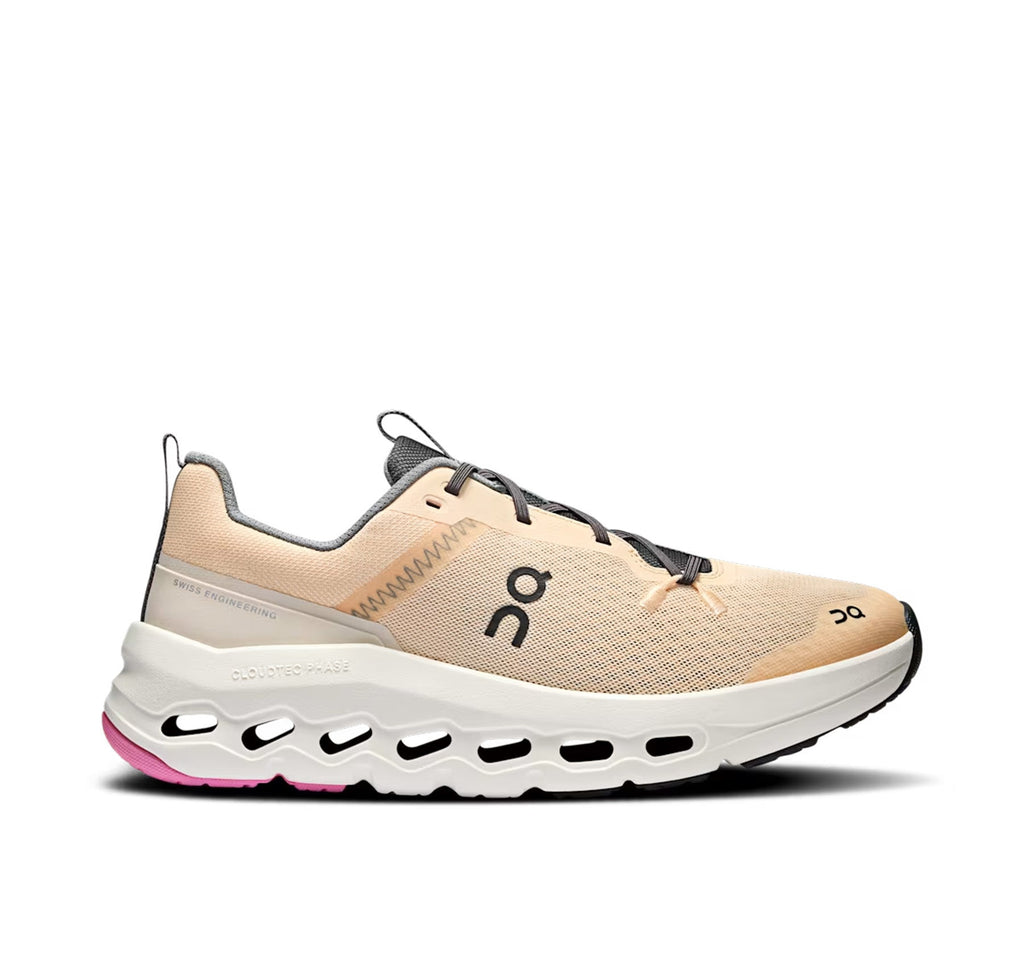 On Big Kids' Cloudleap Blonde/Ivory Athletic Shoes product image 1, provided for visual reference and product detail review