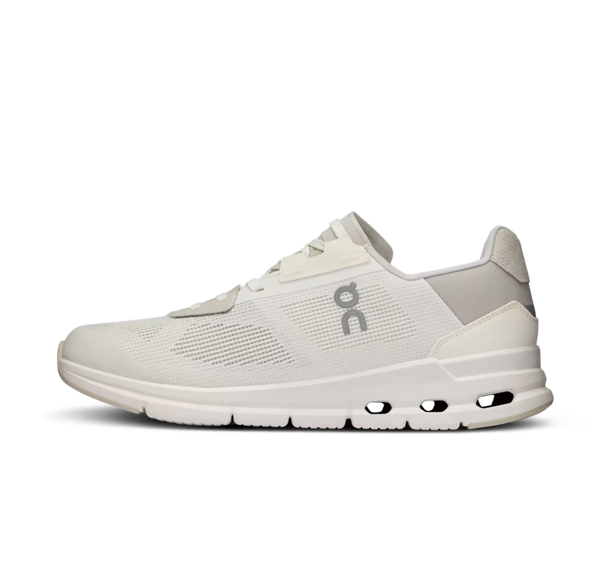On Women Cloudrift White/Frost Lifestyle Sneakers product image 4, provided for visual reference and product detail review