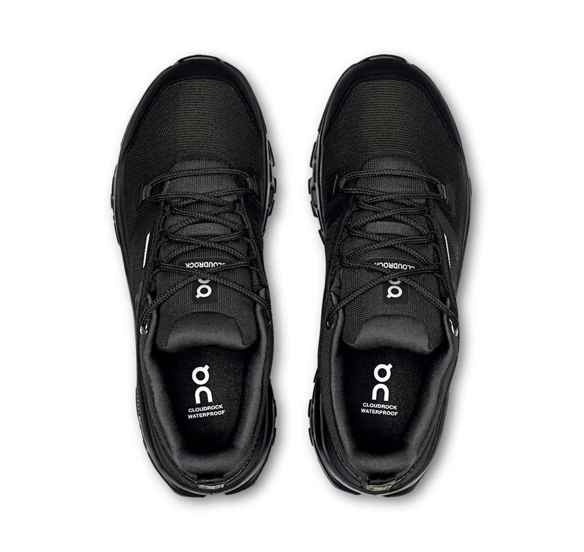 On Women Cloudrock Low Waterproof Black Hiking Shoes product image 3, provided for visual reference and product detail review