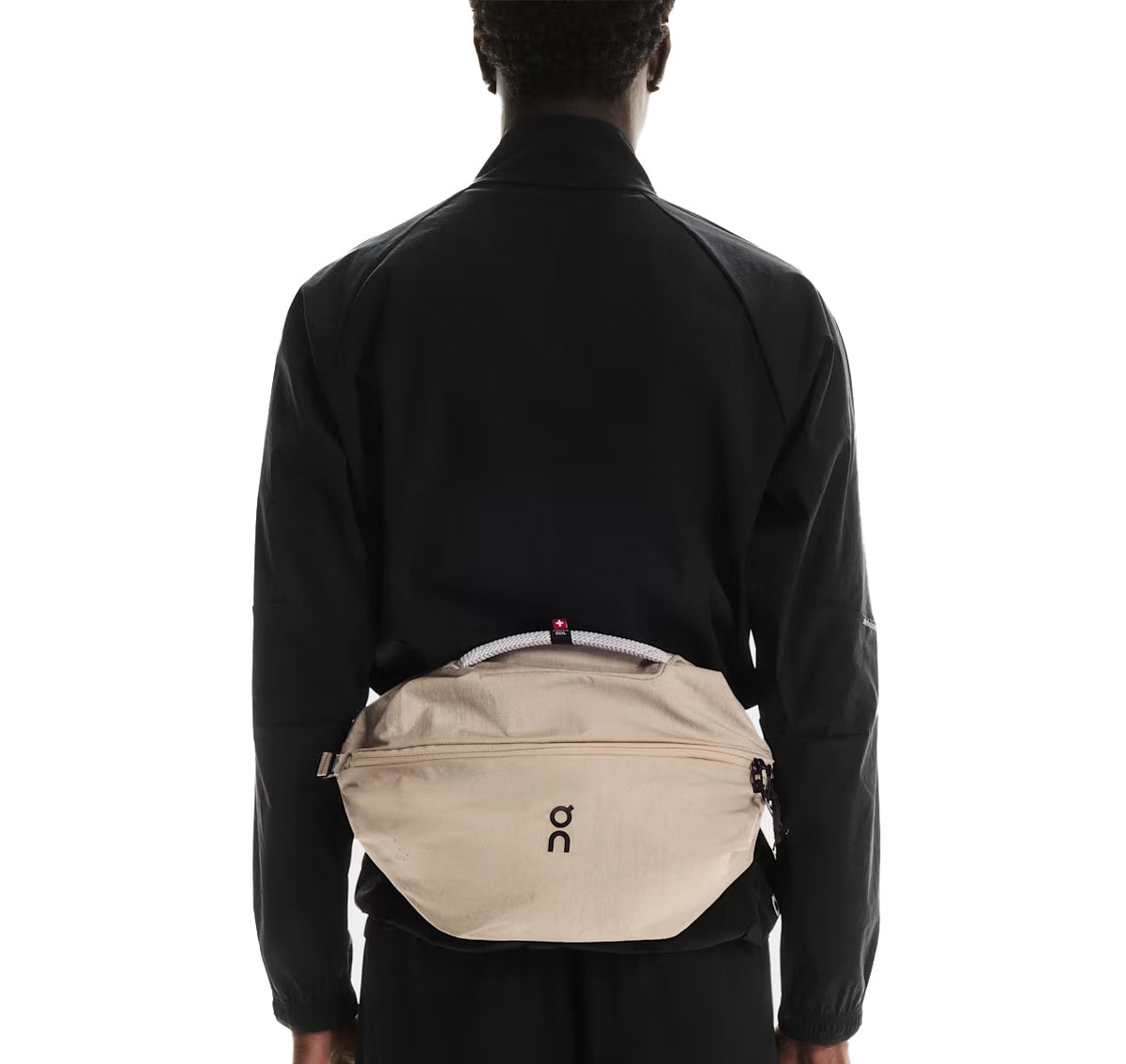 On Sling Pack 9L Sand/Black Crossbody Bag product image 6, provided for visual reference and product detail review