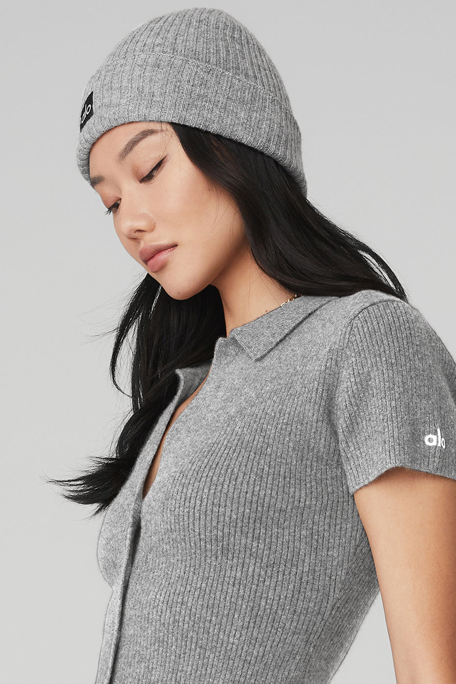 Cashmere Beanie - Dove Grey Heather product image 1, provided for visual reference and product detail review