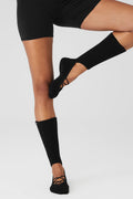Strappy Siren Grip Sock - Black for Women product image 1, provided for visual reference and product detail review