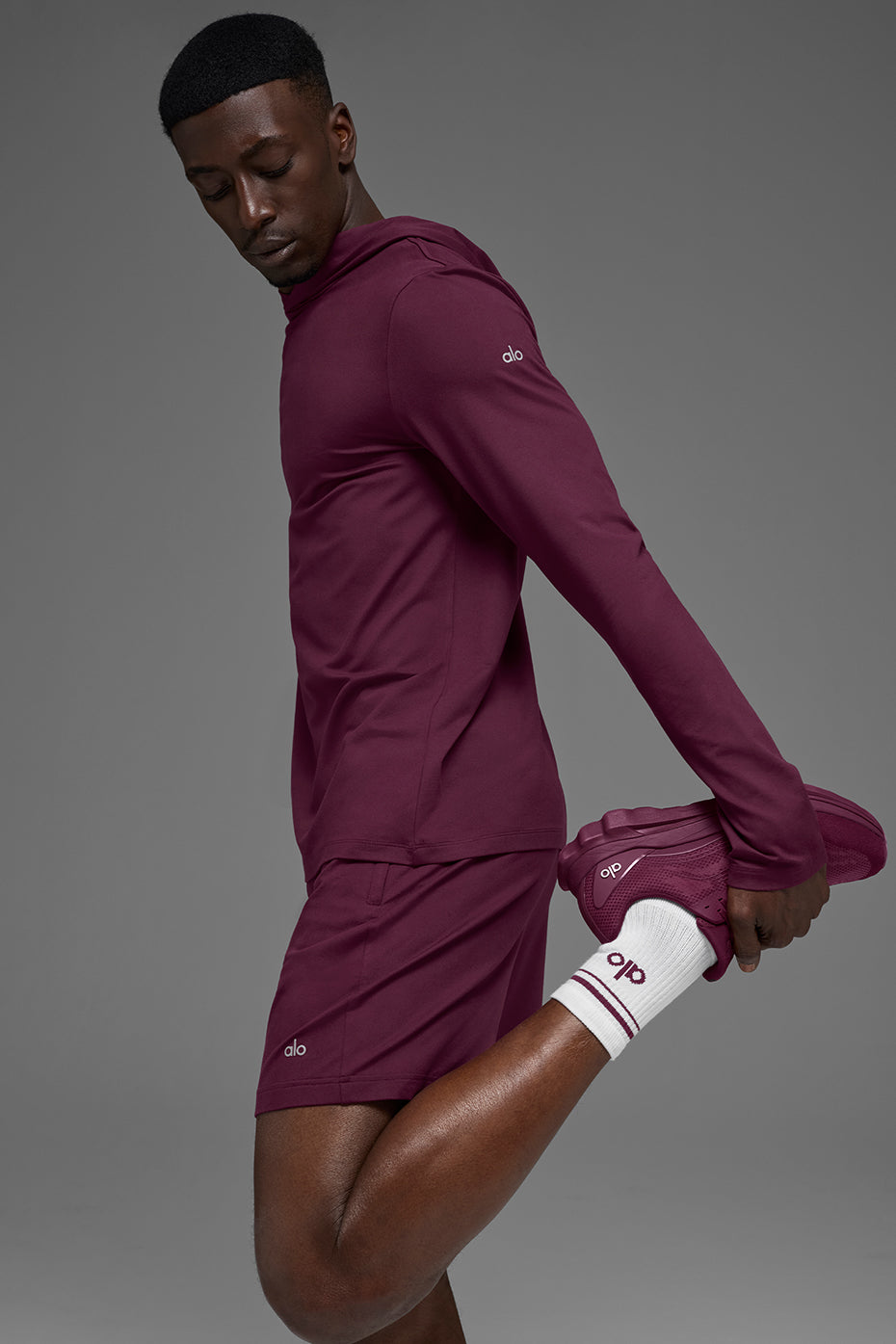 ALO Runner - Burgundy product image 3, provided for visual reference and product detail review